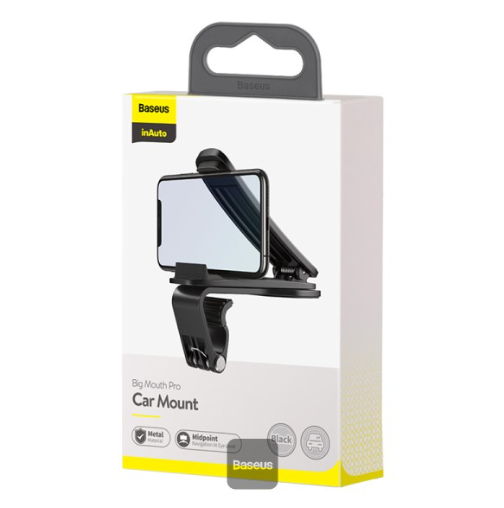 Baseus Big Mouth Pro Phone Car Mount Black