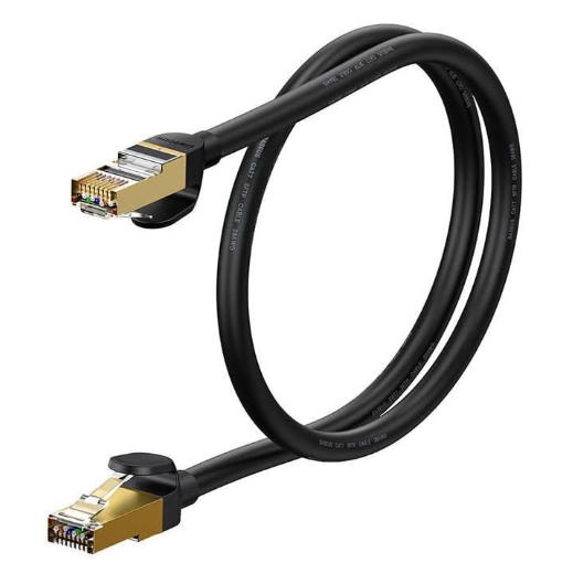 Baseus High Speed Cat 7 RJ45 10 Gigabit Network Cable (Round Cable) 20m Black