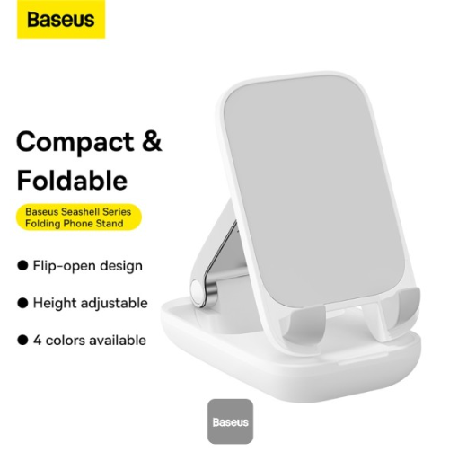 Baseus Seashell Series Folding Phone Stand Moon White