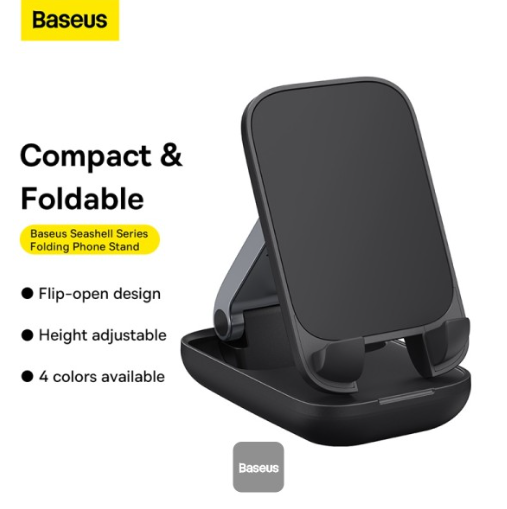 Baseus Seashell Series Folding Phone Stand Cluster Black