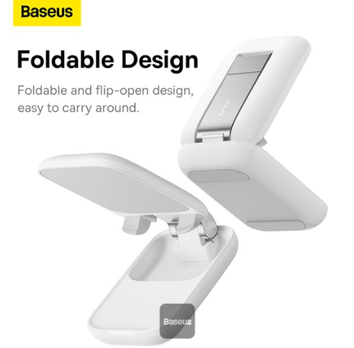 Baseus Seashell Series Folding Phone Stand Moon White