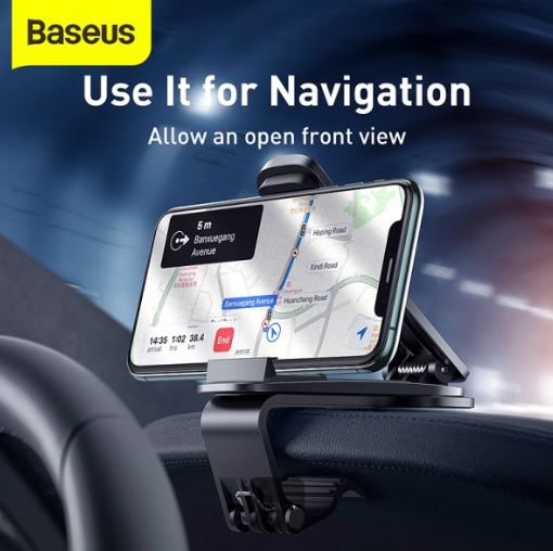 Baseus Big Mouth Pro Phone Car Mount Black