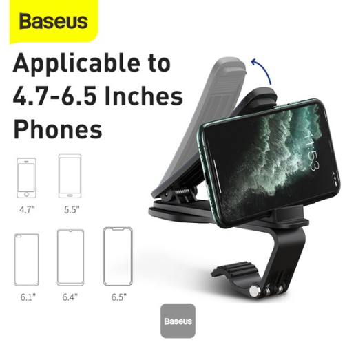 Baseus Big Mouth Pro Phone Car Mount Black