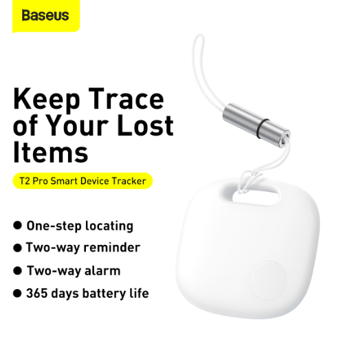 Baseus T2 Pro Smart Device Tracker Tag White