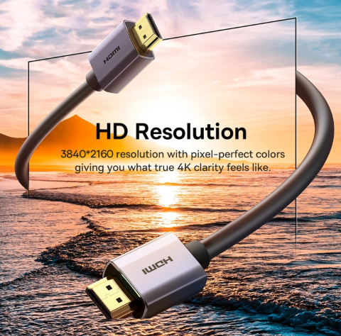 Baseus High Definition Series Graphene HDMI to HDMI 4K Adapter Cable 5m Black