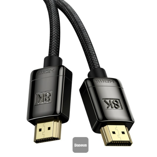 Baseus High Definition Series HDMI 8K to HDMI 8K Adapter Cable 5m Black