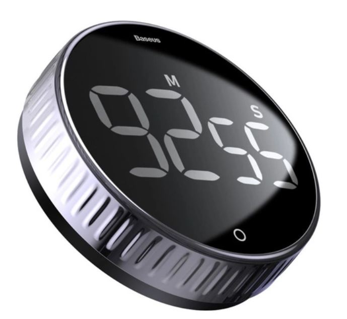 Baseus Heyo Rotation Countdown Timer Black