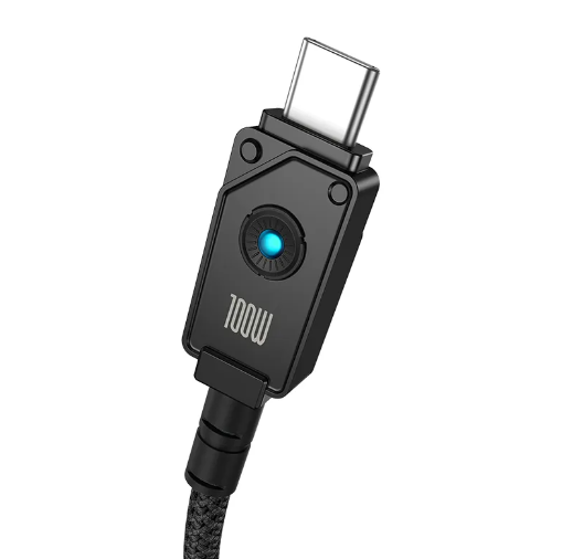 Baseus Unbreakable Series Fast Charging Data Cable Type-C to Type-C 100W 1m Cluster Black