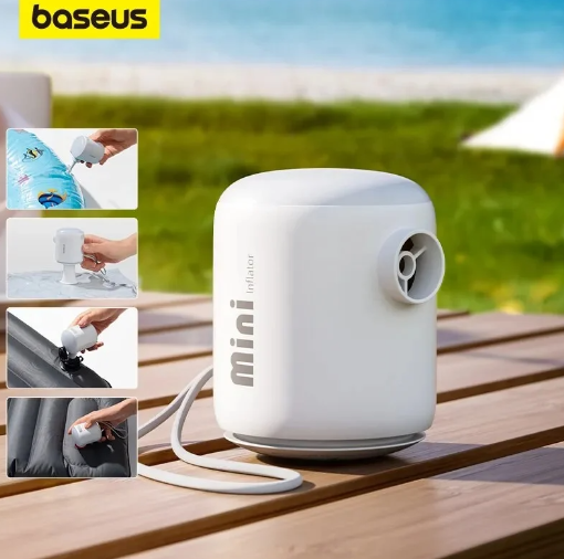 Baseus PocketGo Portable Air Pump Stellar White