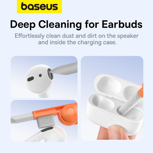 Baseus UltraClean Series Multifunctional Cleaning Kit Moon White