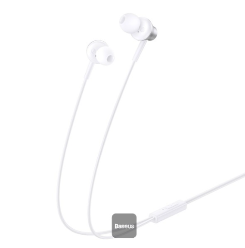 Baseus Encok HZ11 Wired Earphones Moon White