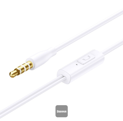 Baseus Encok HZ11 Wired Earphones Moon White