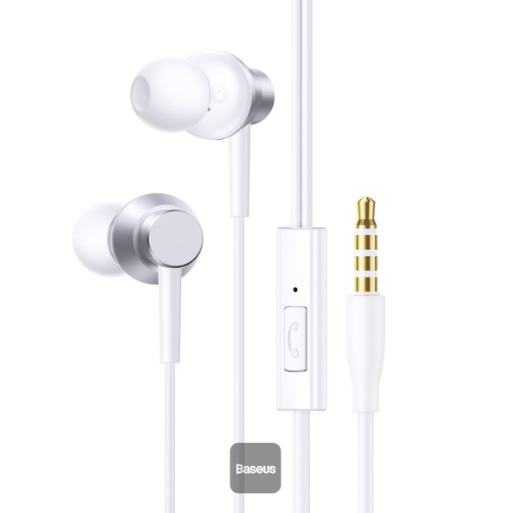 Baseus Encok HZ11 Wired Earphones Moon White