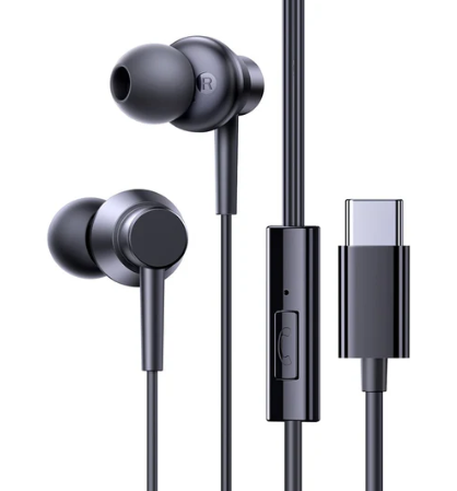 Baseus Enock CZ17 Semi-In-Ear Wired Earphones - Black