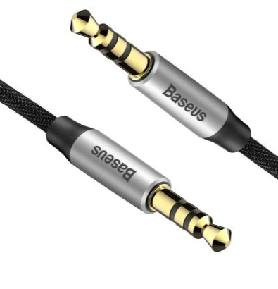 Baseus Yiven Audio Cable（Male to Male) M30, 1.5m Silver+Black