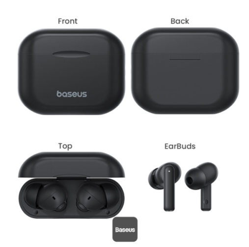 Baseus Bowie E17 True Wireless Earphones Black