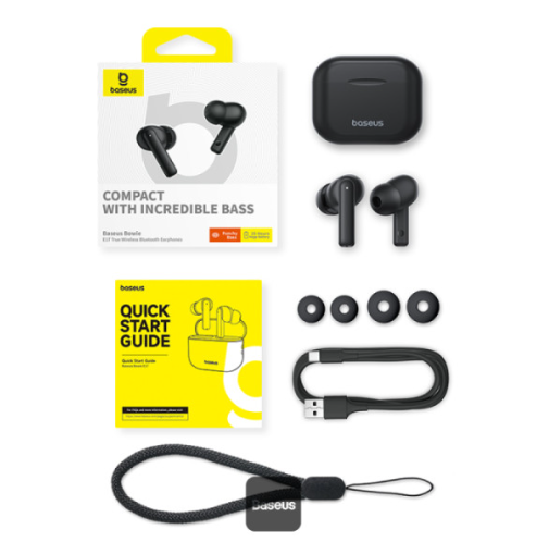 Baseus Bowie E17 True Wireless Earphones Black