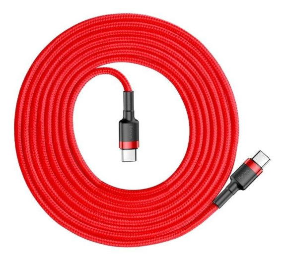 Baseus Cafule Type-C PD2.0 60W Flash Charging Data Line (20V 3A) 2m Red