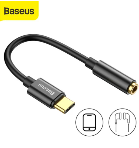 Baseus Type-C Male to 3.5mm Female Adapter L54 Black