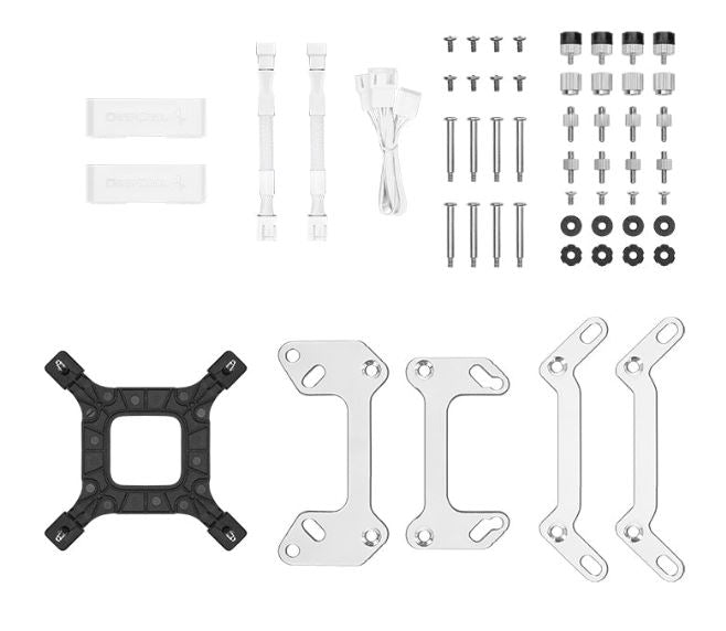 Deepcool LT520 Infinity Mirror 240mm AiO Water Cooling Kit White