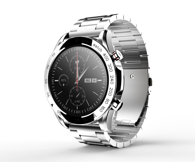 HiFuture FutureGo Pro Stainless smartwatch, 1.32 " FHD full display, Silver