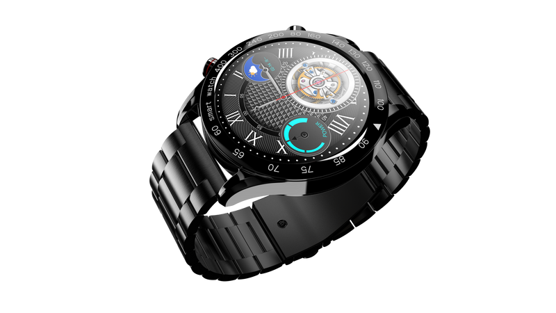 HiFuture FutureGo Pro Stainless smartwatch, 1.32 " FHD full display, Black