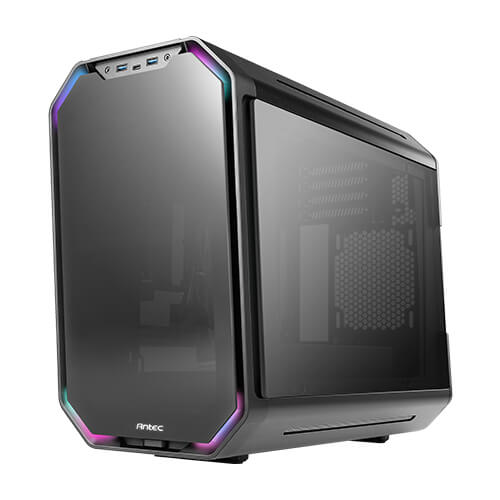 Antec Dark Cube MATX case with dual front Panel Aluminum Alloy Body