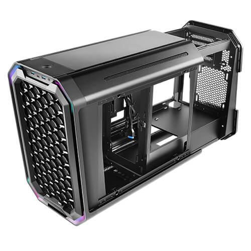 Antec Dark Cube MATX case with dual front Panel Aluminum Alloy Body