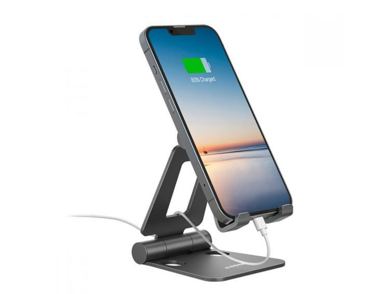 mBeat Foldable Hands Free Mobile & Tablet Stand - Space Grey