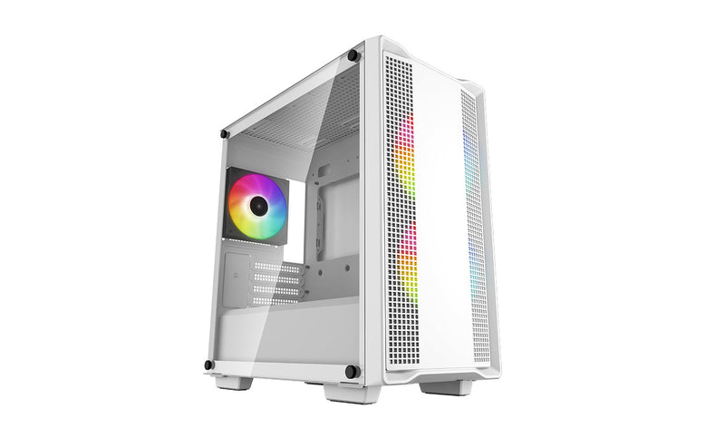 Deepcool CC360 ARGB Micro-ATX Case Mid Tower Case White