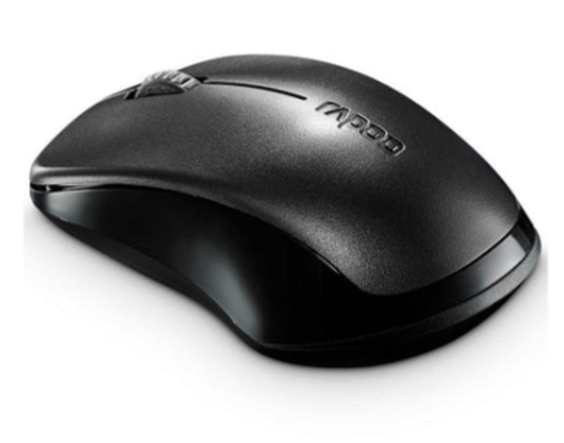 Rapoo 1620 Wireless Optical Mouse - Black