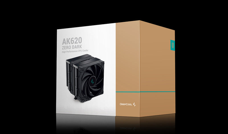 DEEPCOOL AK620 ZERO DARK  CPU Cooler 2x 120mm Fans