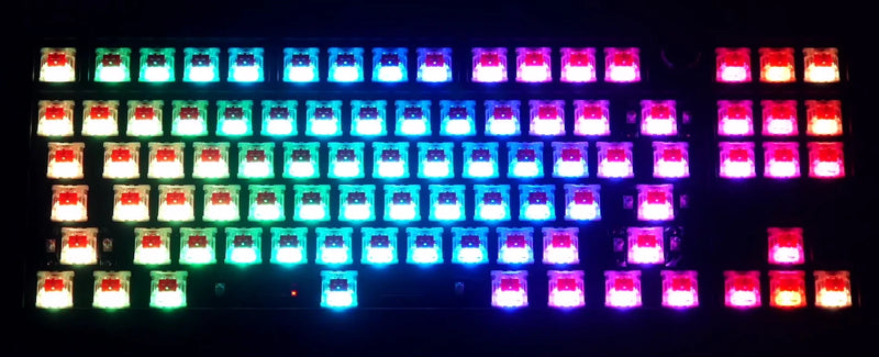 Keychron Q3 ANSI 80% TKL Layout 87 Key Blue Full Assembled - Brown Switch RGB Hot-Swap Gateron G pro Mechanical Wired Normal Profile QMK Custom Keyboard