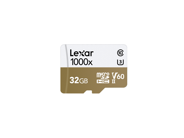 Lexar Professional 1000x microSDHC UHS-II 32GCB, V60, Class 10