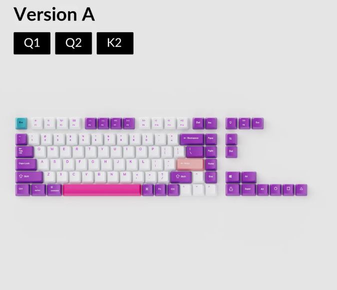 Keychron OEM Dye-Sub PBT Keycap Set - Unicorn Q1/Q2/K2