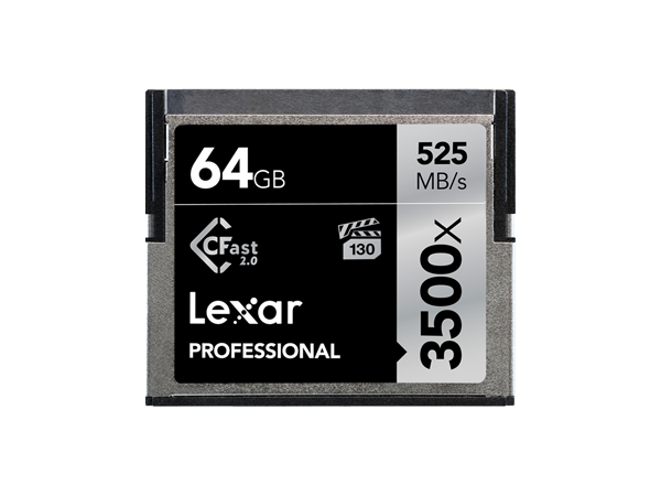 Lexar Professional 3500x 64GB CFast Compact Flash 2.0 Card*