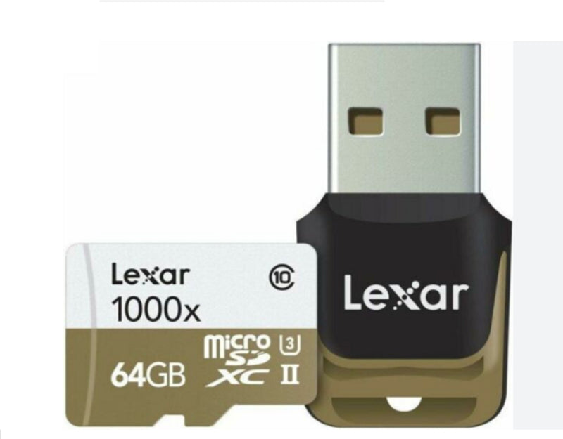 Lexar Professional 1000x micro SDXC, UHS-II, V60,U3, 64GCB, class 10