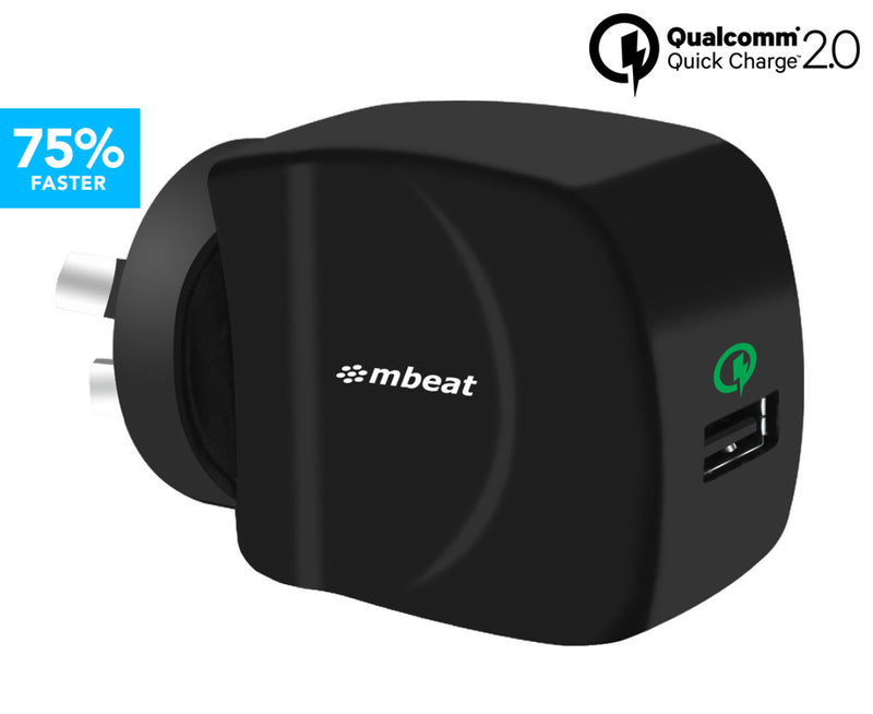 Mbeat Gorilla Power QC Quick Charge 2.0 USB Wall Charger