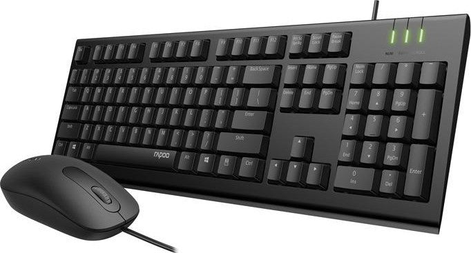 Rapoo X120PRO wired keyboard and mouse combo